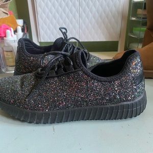 Glitter sneakers for women